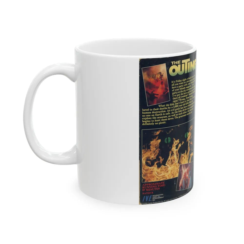 THE OUTING 2 (VHS COVER) - White Coffee Mug-Go Mug Yourself