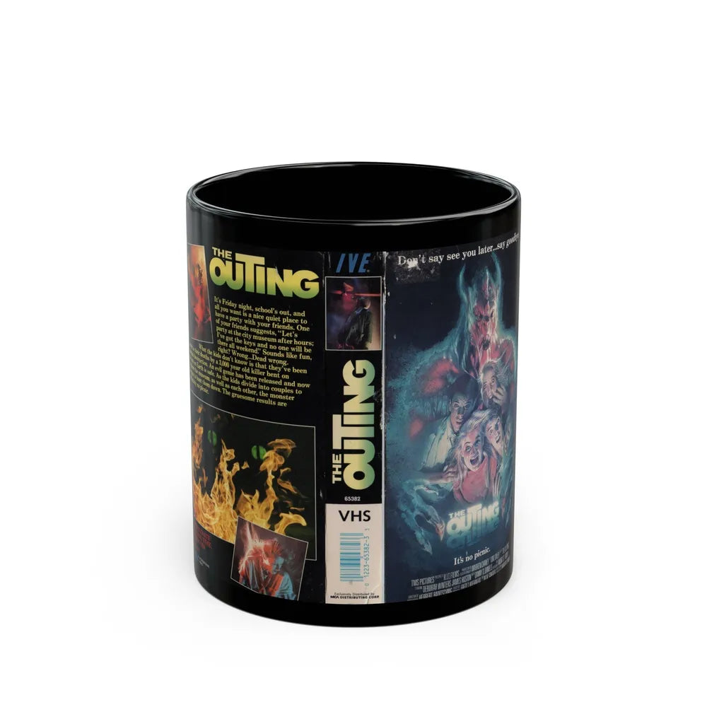 THE OUTING (VHS COVER) - Black Coffee Mug-11oz-Go Mug Yourself