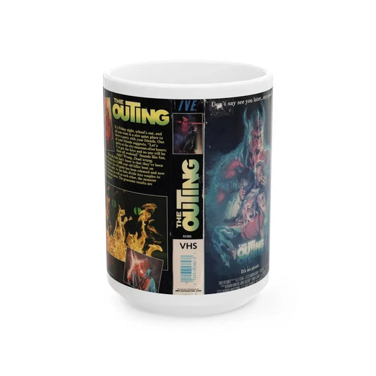 THE OUTING (VHS COVER) - White Coffee Mug 15oz - Go Mug Yourself
