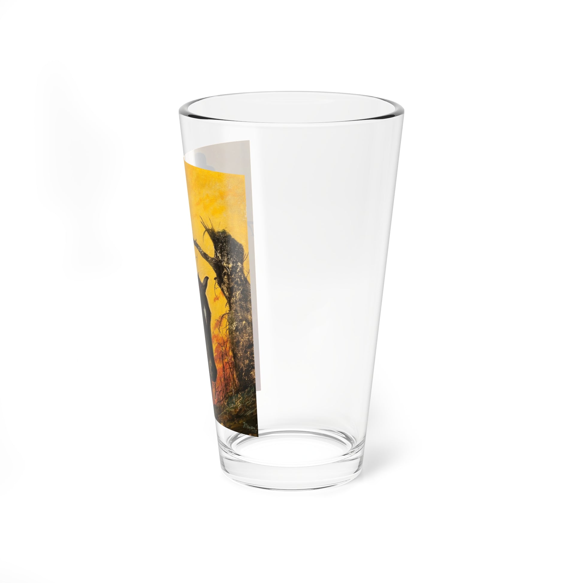 The Outlaw of Longbow, Bantam paperback cover, 1952 - Pint Glass 16oz-Go Mug Yourself