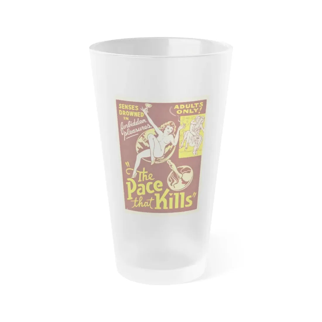 THE PACE THAT KILLS (COCAINE) 1935 Movie Poster - Frosted Pint Glass 16oz Default Title - Go Mug Yourself