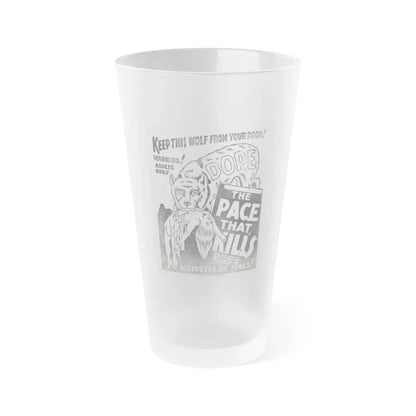 THE PACE THAT KILLS (COCAINE) 2 1935 Movie Poster - Frosted Pint Glass 16oz Default Title - Go Mug Yourself