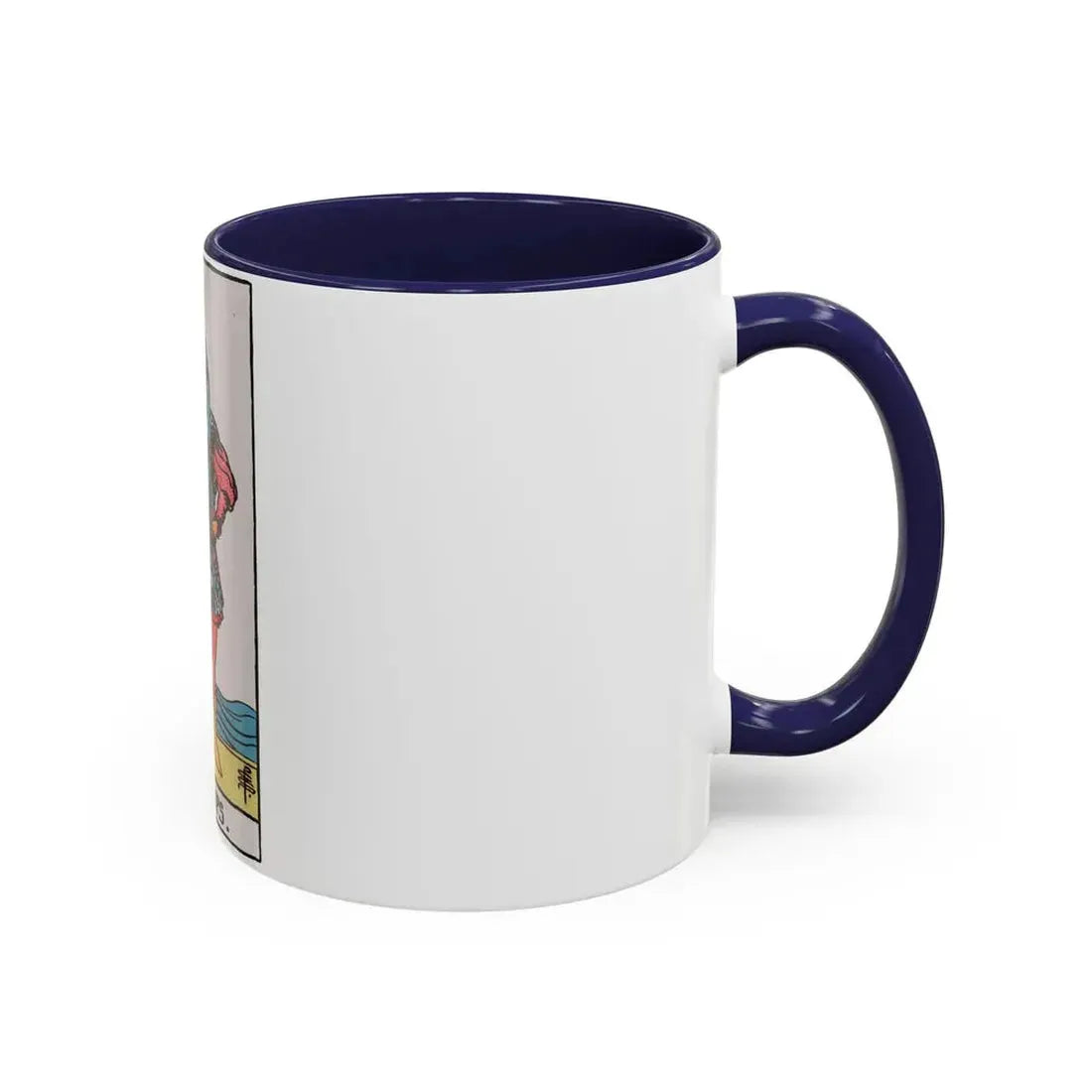 The Page of Cups (Tarot Card) Accent Coffee Mug - Go Mug Yourself