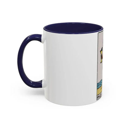 The Page of Cups (Tarot Card) Accent Coffee Mug - Go Mug Yourself