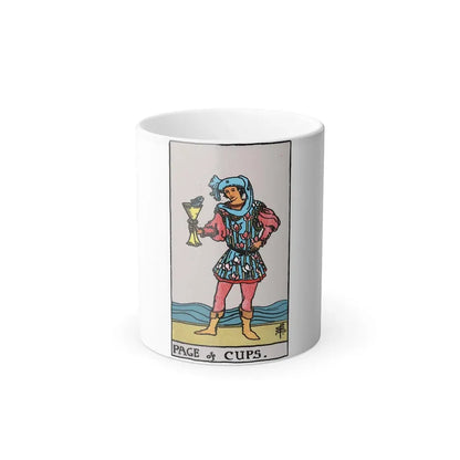 The Page of Cups (Tarot Card) Color Changing Mug 11oz Default Title - Go Mug Yourself