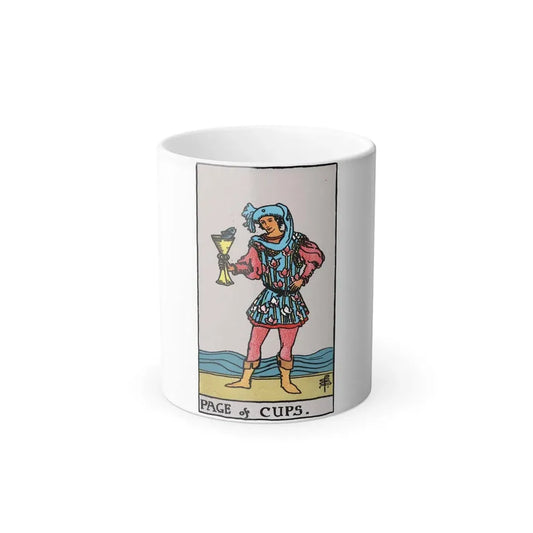 The Page of Cups (Tarot Card) Color Changing Mug 11oz Default Title - Go Mug Yourself