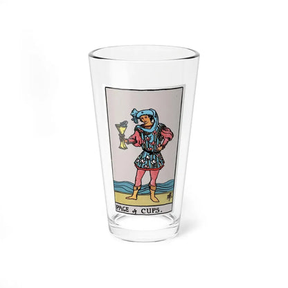 The Page of Cups (Tarot Card) Pint Glass 16oz 16oz - Go Mug Yourself