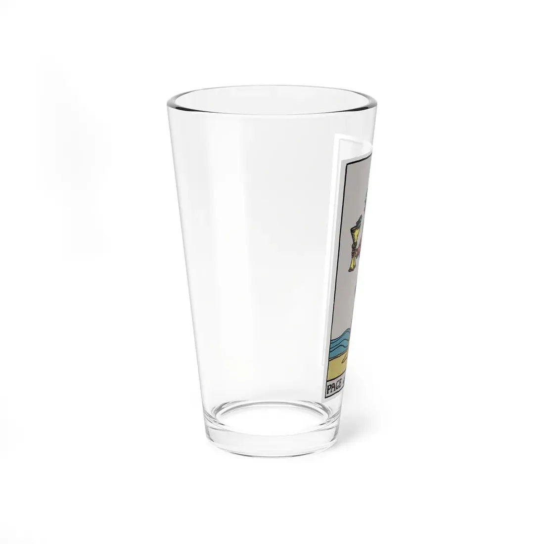 The Page of Cups (Tarot Card) Pint Glass 16oz - Go Mug Yourself