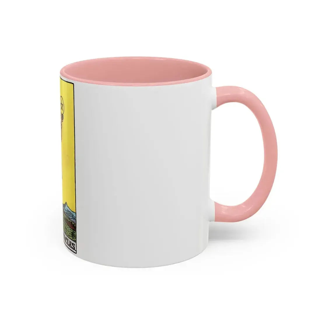 The Page of Pentacles (Tarot Card) Accent Coffee Mug - Go Mug Yourself