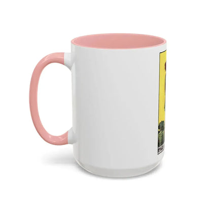 The Page of Pentacles (Tarot Card) Accent Coffee Mug - Go Mug Yourself