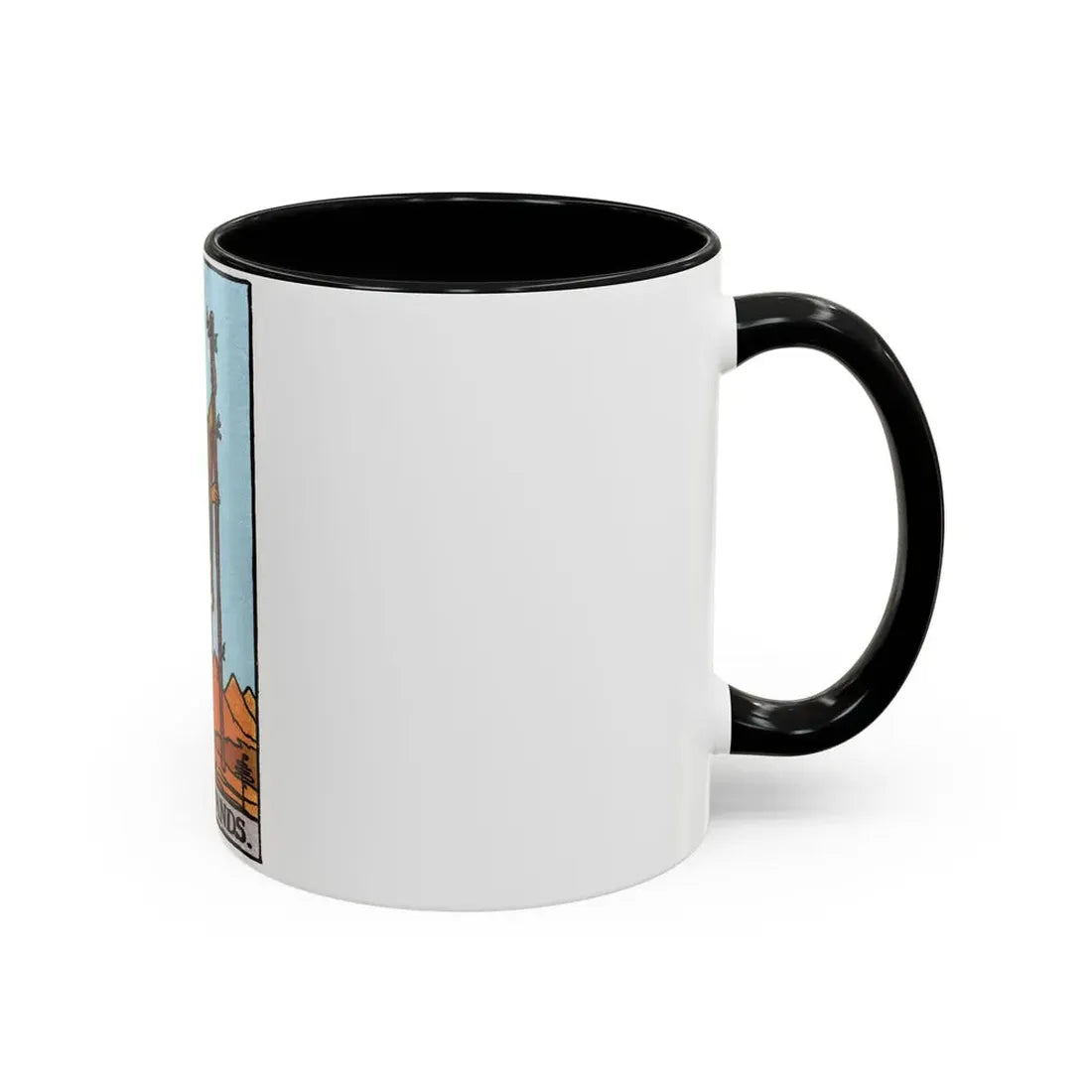 The Page of Wands (Tarot Card) Accent Coffee Mug - Go Mug Yourself