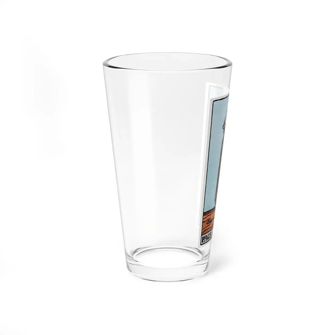 The Page of Wands (Tarot Card) Pint Glass 16oz - Go Mug Yourself