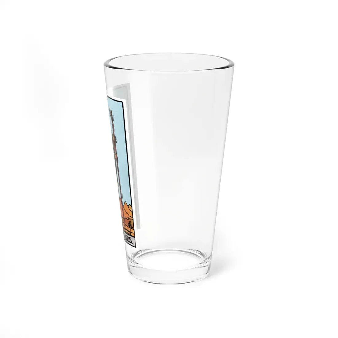 The Page of Wands (Tarot Card) Pint Glass 16oz - Go Mug Yourself