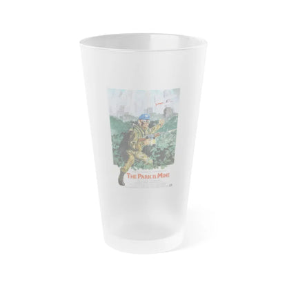 THE PARK IS MINE 1985 Movie Poster - Frosted Pint Glass 16oz-16oz-Frosted-Go Mug Yourself