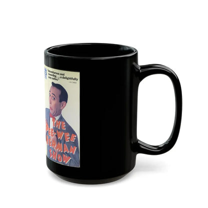 THE PEE WEE HERMAN SHOW (VHS COVER) - Black Coffee Mug - Go Mug Yourself