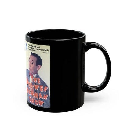 THE PEE WEE HERMAN SHOW (VHS COVER) - Black Coffee Mug - Go Mug Yourself