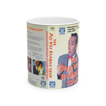 THE PEE WEE HERMAN SHOW (VHS COVER) - White Coffee Mug 11oz - Go Mug Yourself