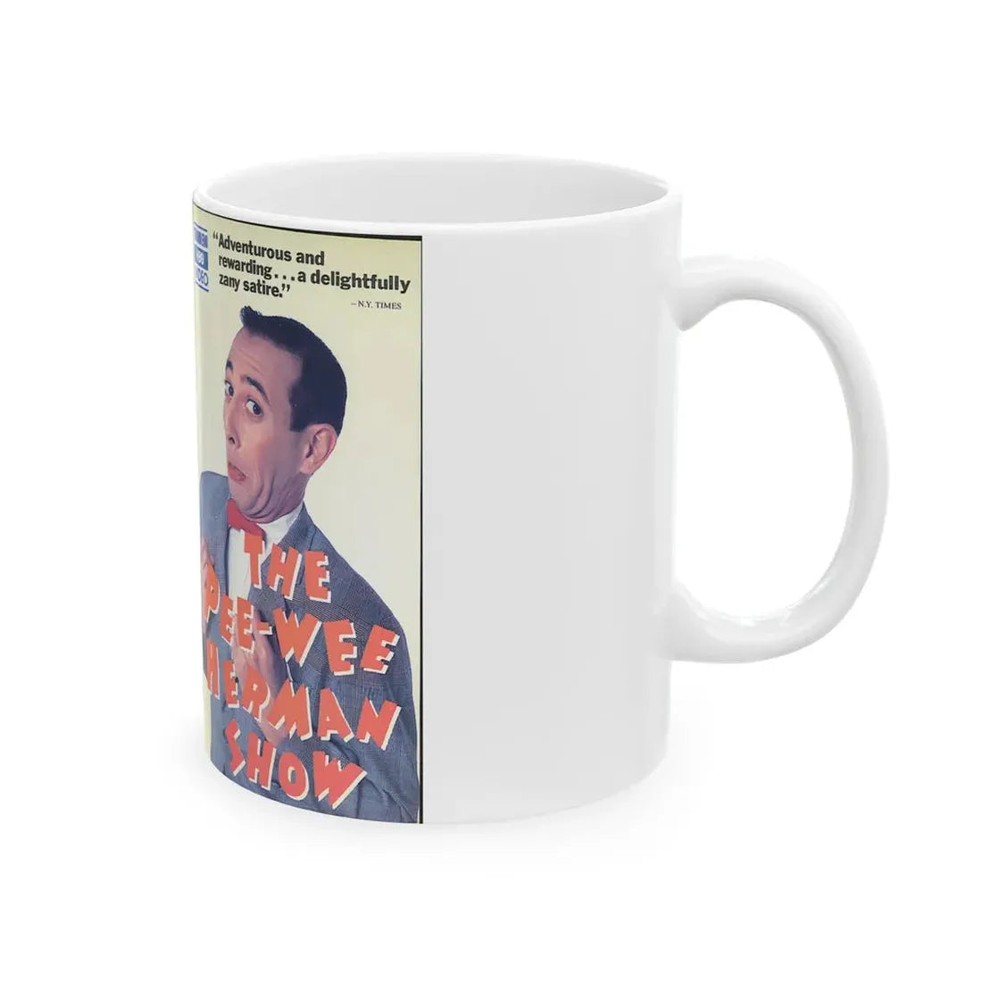 THE PEE WEE HERMAN SHOW (VHS COVER) - White Coffee Mug - Go Mug Yourself