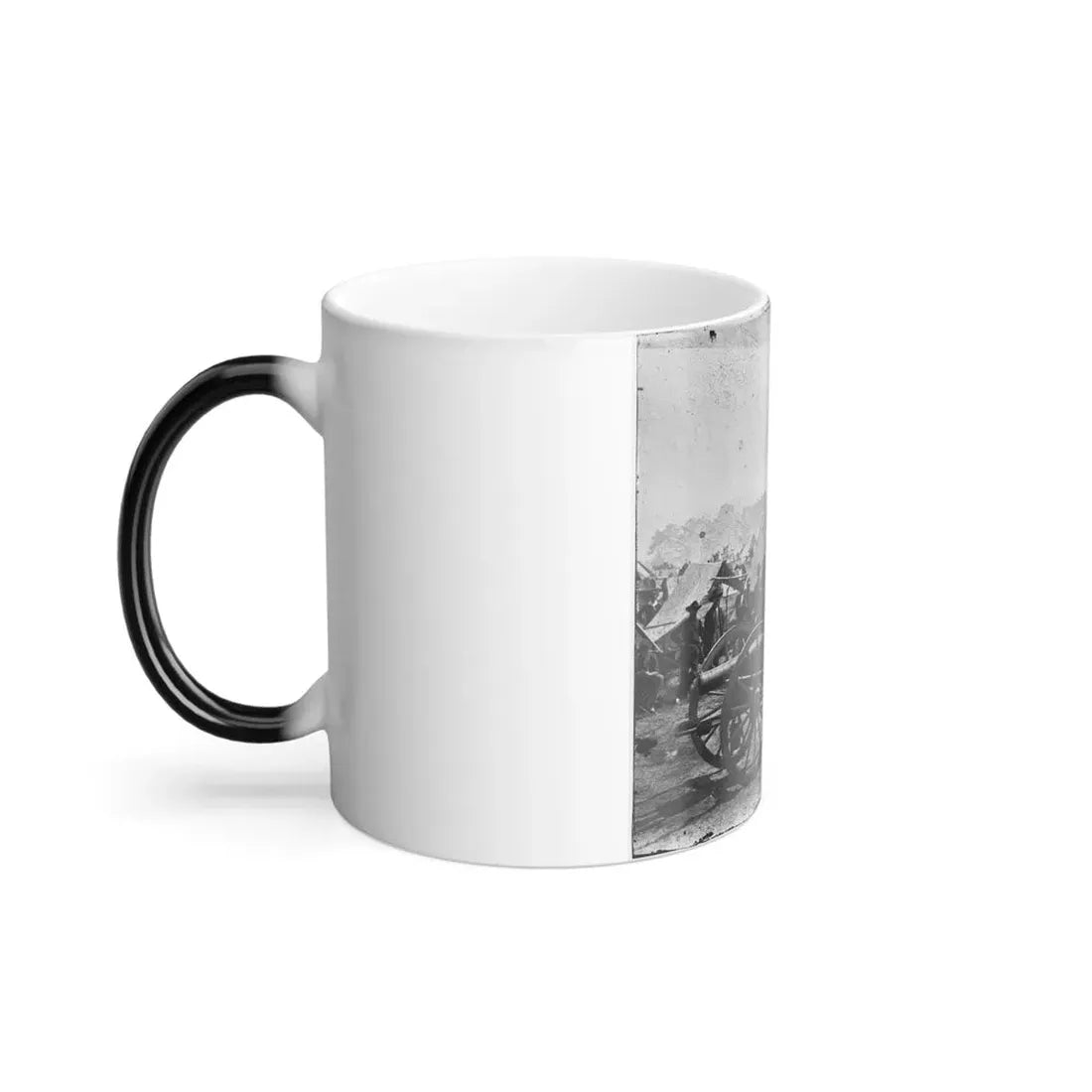 The Peninsula, Va. A 12-Pdr. Howitzer Gun Captured by Butterfield's Brigade Near Hanover Court House, May 27, 1862 (U.S. Civil War) Color Changing Coffee Mug 11oz - Go Mug Yourself