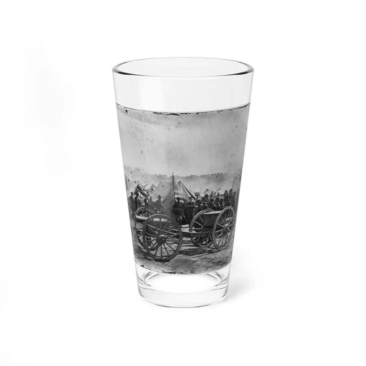 The Peninsula, Va. A 12-Pdr. Howitzer Gun Captured By Butterfield's Brigade Near Hanover Court House, May 27, 1862 (U.S. Civil War) Pint Glass 16oz 16oz - Go Mug Yourself