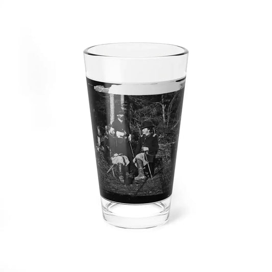 The Peninsula, Va. Lts. George A. Custer, Nicolas Bowen, And William G. Jones (U.S. Civil War) Pint Glass 16oz 16oz - Go Mug Yourself