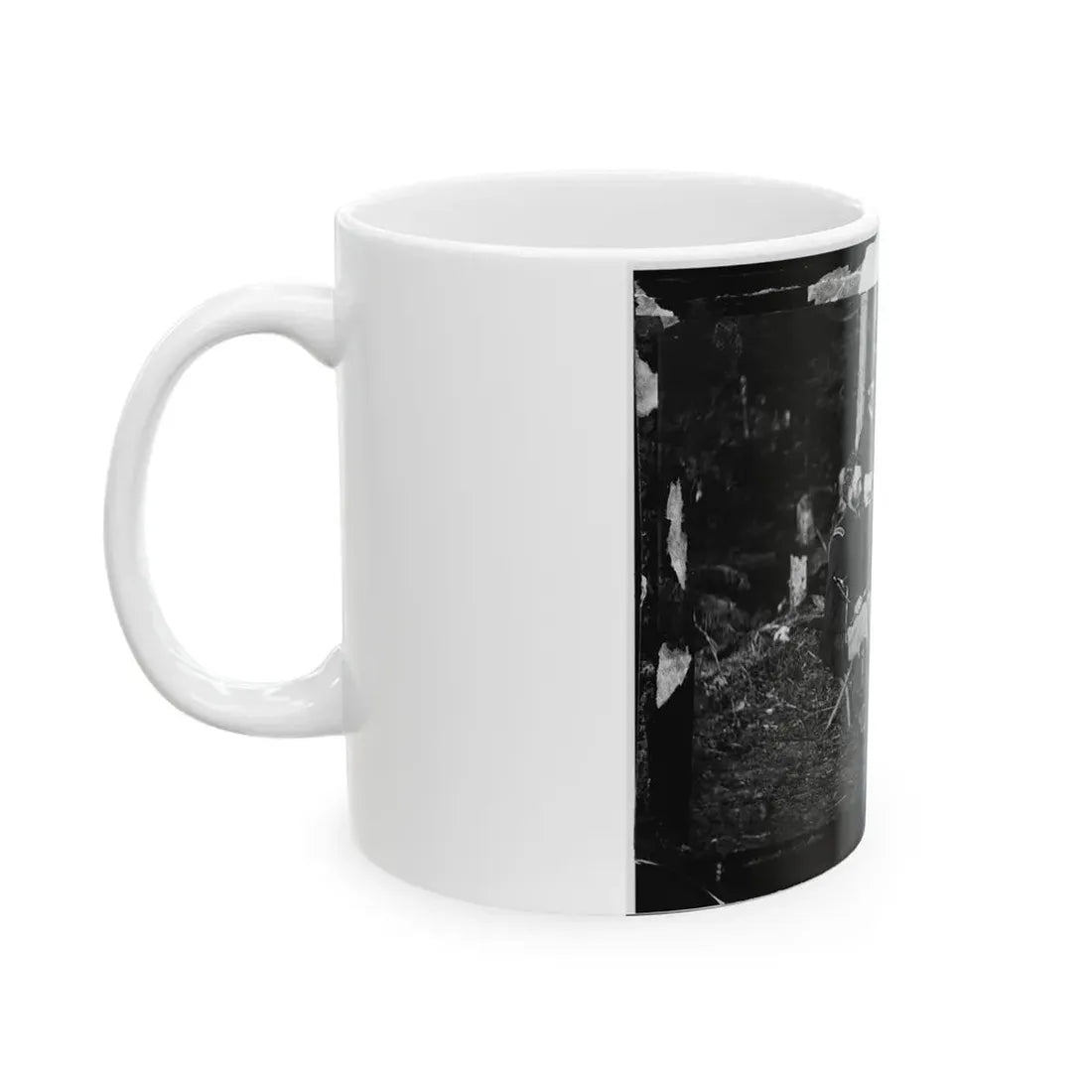 The Peninsula, Va. Lts. George A. Custer, Nicolas Bowen, And William G. Jones (U.S. Civil War) White Coffee Mug - Go Mug Yourself