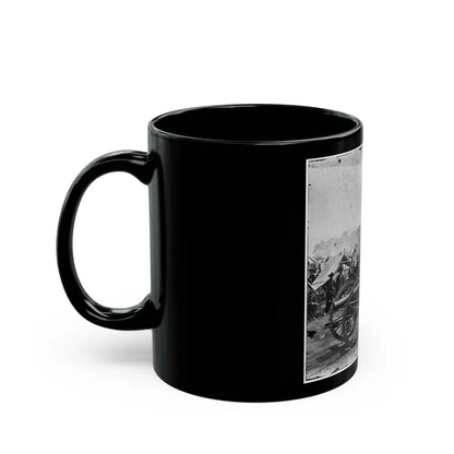 The Peninsula, Va. A 12-Pdr. Howitzer Gun Captured By Butterfield's Brigade Near Hanover Court House, May 27, 1862 (U.S. Civil War) Black Coffee Mug-Go Mug Yourself