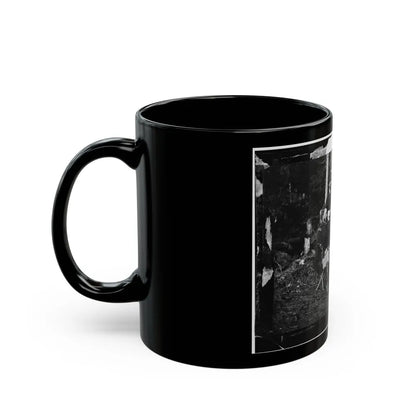 The Peninsula, Va. Lts. George A. Custer, Nicolas Bowen, And William G. Jones (U.S. Civil War) Black Coffee Mug-Go Mug Yourself