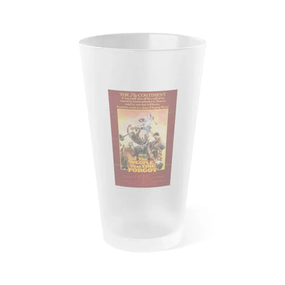 THE PEOPLE THAT TIME FORGOT 1977 Movie Poster - Frosted Pint Glass 16oz 16oz Frosted - Go Mug Yourself