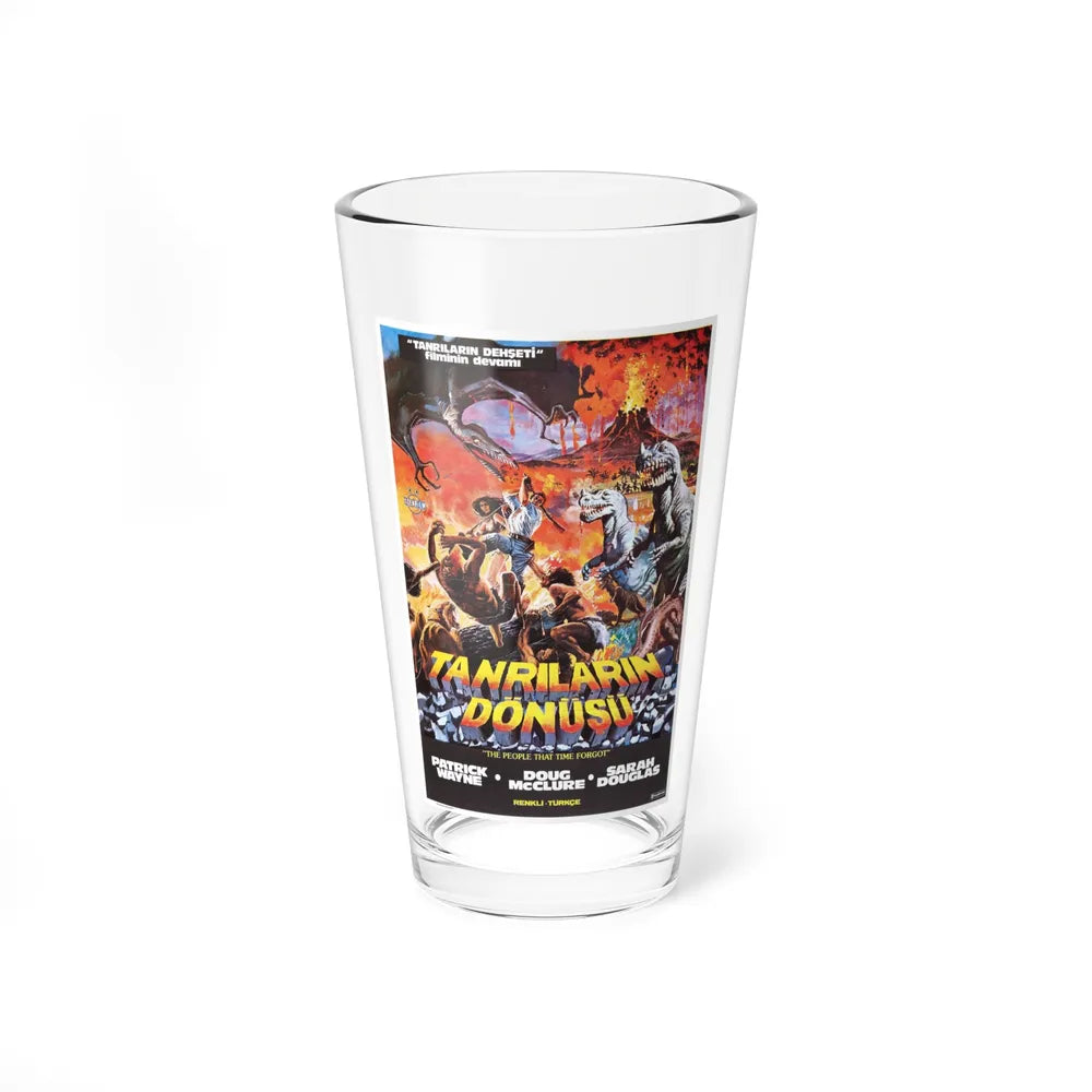 THE PEOPLE THAT TIME FORGOT (TURKEY) 1977 Movie Poster - Pint Glass 16oz-16oz-Go Mug Yourself