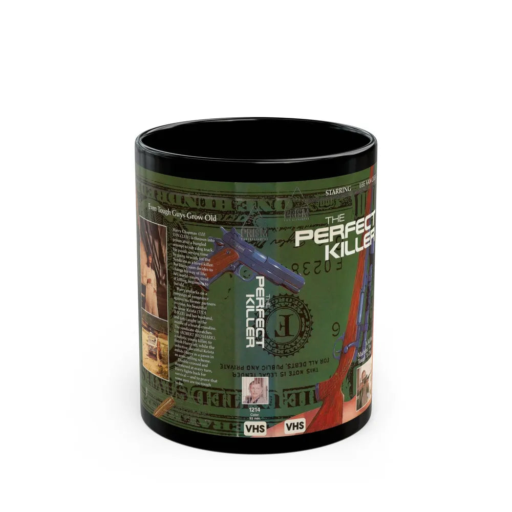 THE PERFECT KILLER (VHS COVER) - Black Coffee Mug-11oz-Go Mug Yourself