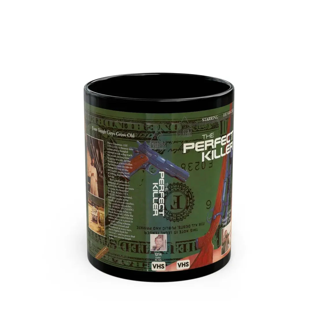 THE PERFECT KILLER (VHS COVER) - Black Coffee Mug 11oz - Go Mug Yourself