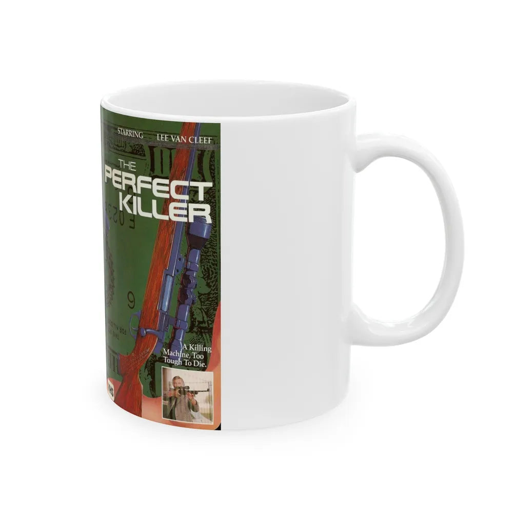 THE PERFECT KILLER (VHS COVER) - White Coffee Mug-Go Mug Yourself