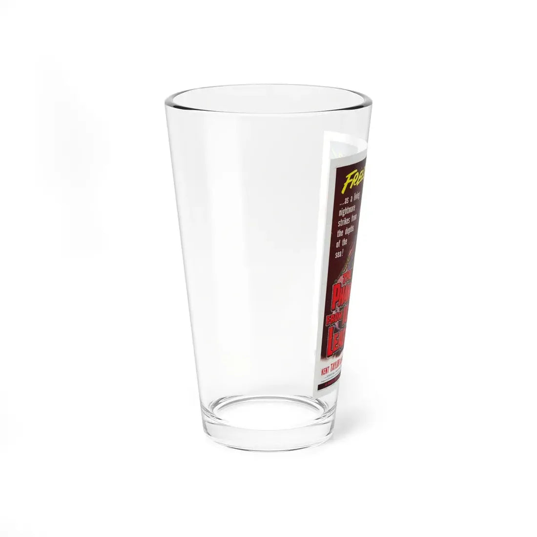 THE PHANTOM FROM 10,000 LEAGUES 1955 Movie Poster - Pint Glass 16oz - Go Mug Yourself