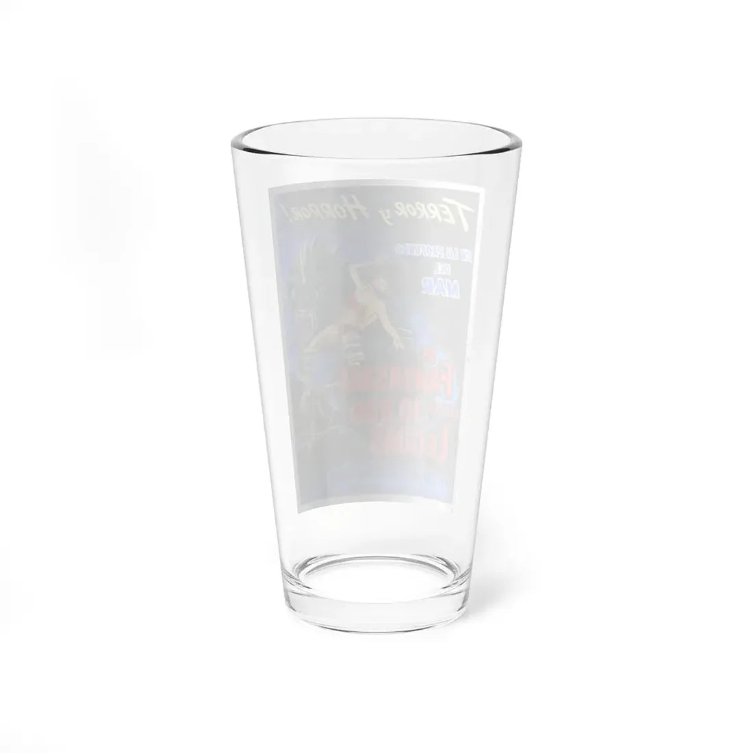 THE PHANTOM FROM 10,000 LEAGUES (ITALIAN) 1955 Movie Poster - Pint Glass 16oz - Go Mug Yourself