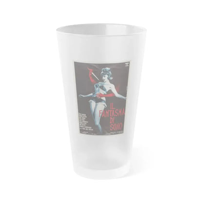 THE PHANTOM OF SOHO 1964 Movie Poster - Frosted Pint Glass 16oz Default Title - Go Mug Yourself