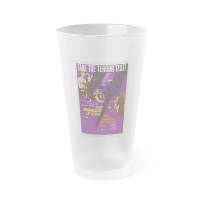 THE PHANTOM OF SOHO + THE MONSTER OF LONDON CITY 1964 Movie Poster - Frosted Pint Glass 16oz Default Title - Go Mug Yourself