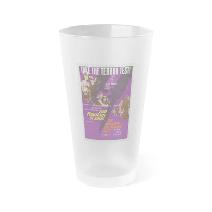 THE PHANTOM OF SOHO + THE MONSTER OF LONDON CITY 1964 Movie Poster - Frosted Pint Glass 16oz-Go Mug Yourself