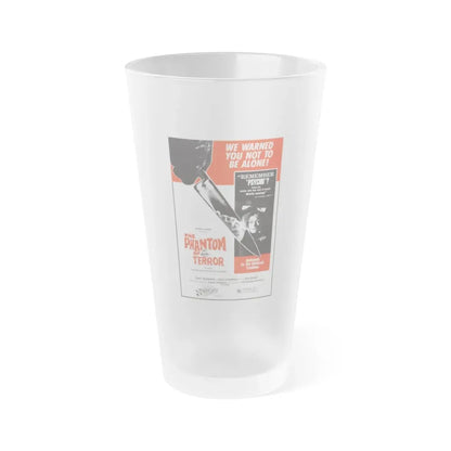 THE PHANTOM OF TERROR (THE BIRD WITH THE CRYSTAL PLUMAGE) 1970 Movie Poster - Frosted Pint Glass 16oz Default Title - Go Mug Yourself