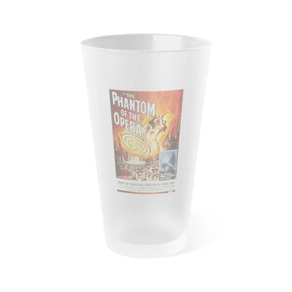 THE PHANTOM OF THE OPERA 1962 Movie Poster - Frosted Pint Glass 16oz-Go Mug Yourself