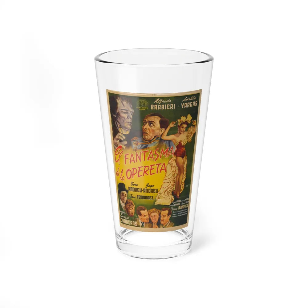 THE PHANTOM OF THE OPERETTA 1960 Movie Poster - Pint Glass 16oz-16oz-Go Mug Yourself