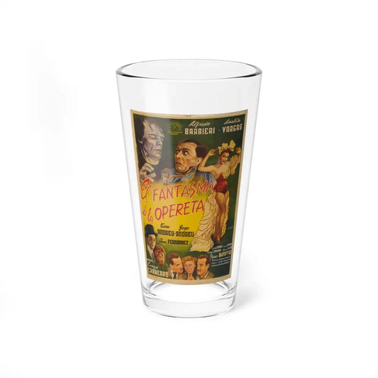THE PHANTOM OF THE OPERETTA 1960 Movie Poster - Pint Glass 16oz 16oz - Go Mug Yourself