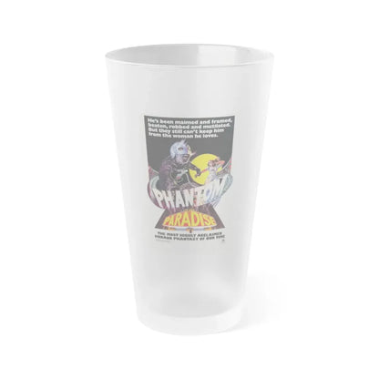 THE PHANTOM OF THE PARADISE 1974 Movie Poster - Frosted Pint Glass 16oz 16oz Frosted - Go Mug Yourself