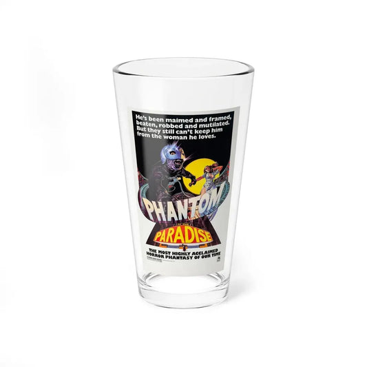 THE PHANTOM OF THE PARADISE 1974 Movie Poster - Pint Glass 16oz 16oz - Go Mug Yourself
