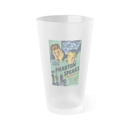 THE PHANTOM SPEAKS 1945 Movie Poster - Frosted Pint Glass 16oz Default Title - Go Mug Yourself