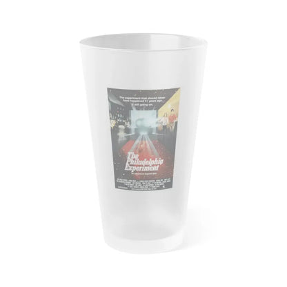 THE PHILADELPHIA EXPERIMENT 1984 Movie Poster - Frosted Pint Glass 16oz Default Title - Go Mug Yourself