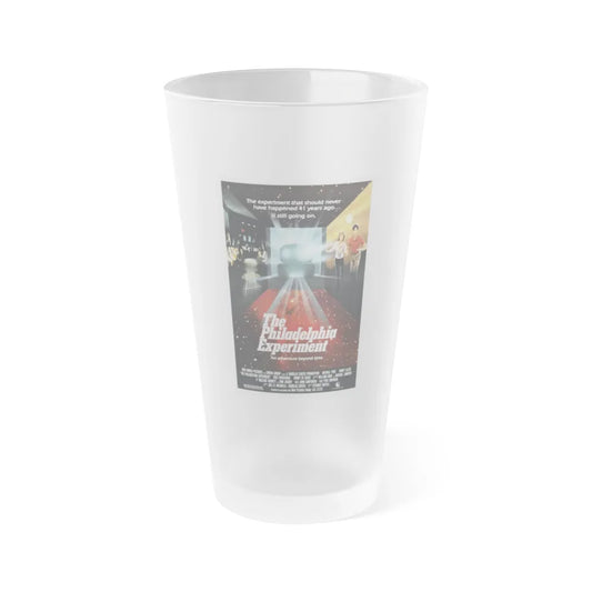 THE PHILADELPHIA EXPERIMENT 1984 Movie Poster - Frosted Pint Glass 16oz-Go Mug Yourself