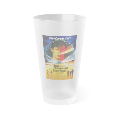 THE PHILADELPHIA EXPERIMENT (GERMAN) 1984 Movie Poster - Frosted Pint Glass 16oz Default Title - Go Mug Yourself