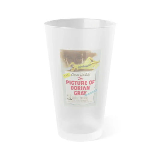 THE PICTURE OF DORIAN GRAY 1945 Movie Poster - Frosted Pint Glass 16oz Default Title - Go Mug Yourself