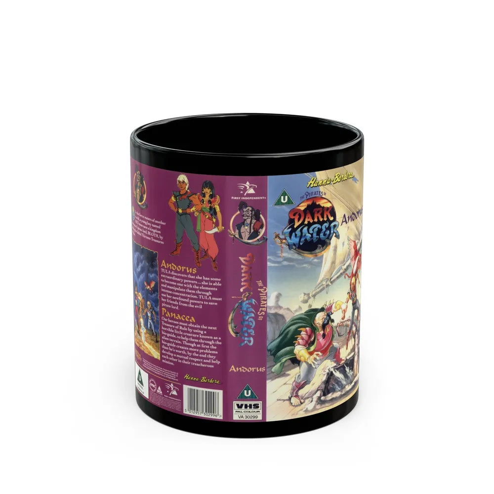 THE PIRATES OF DARK WATER ANDORUS (VHS COVER) - Black Coffee Mug-11oz-Go Mug Yourself